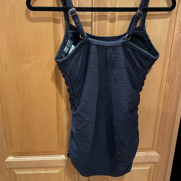 Coco Reef 2 Piece Swimsuit Tankini Set- Black - 34D top S bottom - Picture 4 of 6